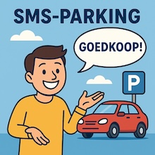 SMS Parking cartoon