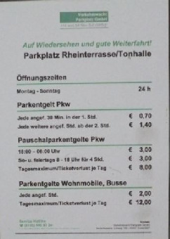 parkeertarieven dusseldorf